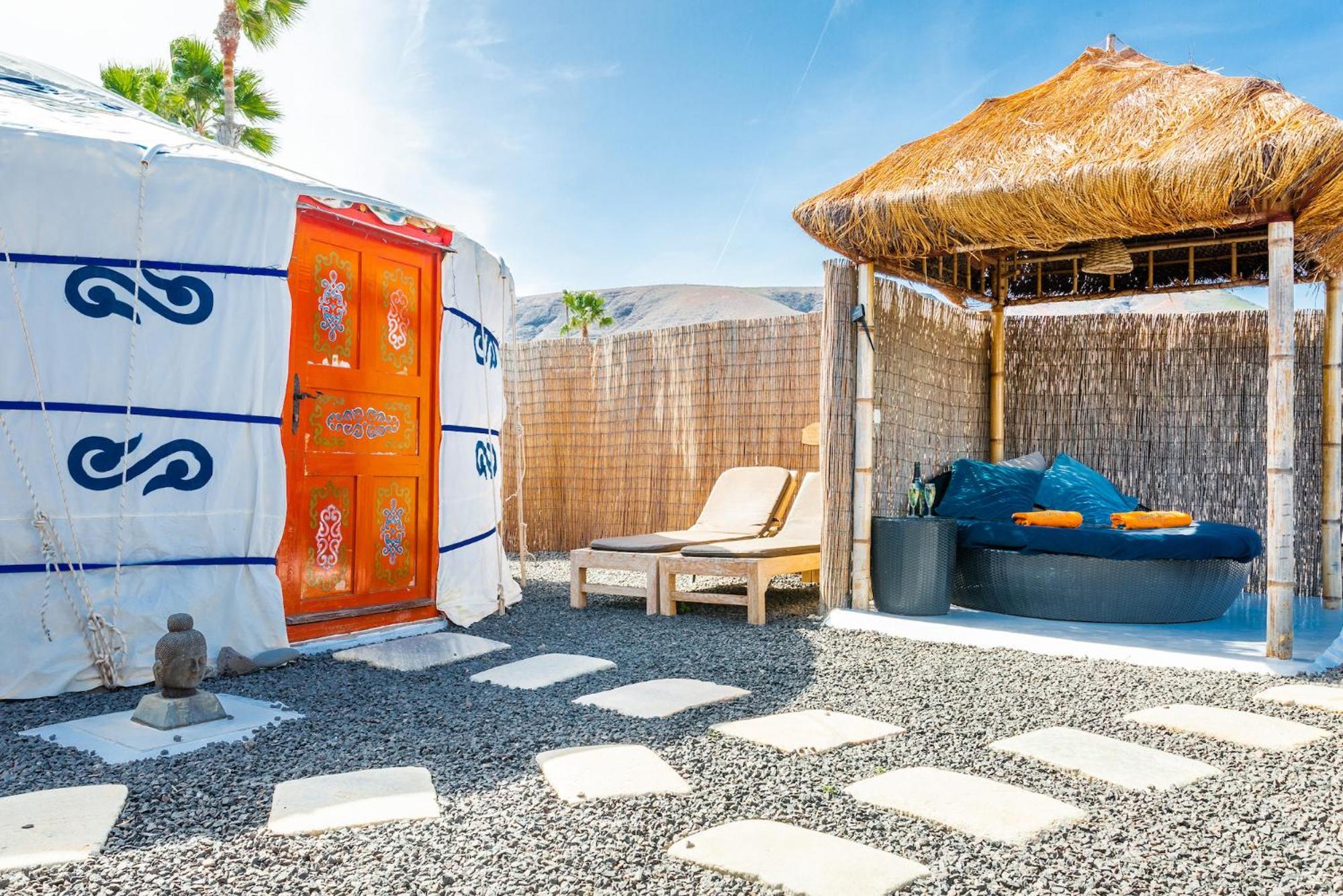 Finca De Arrieta Village - Yurts And Stone Cottages - Shared Pool - Walking Distance To Arrieta Beach - Eco Friendly Tabayesco Εξωτερικό φωτογραφία