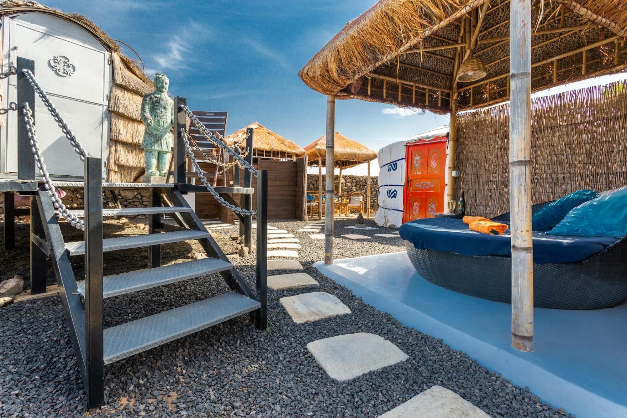 Finca De Arrieta Village - Yurts And Stone Cottages - Shared Pool - Walking Distance To Arrieta Beach - Eco Friendly Tabayesco Εξωτερικό φωτογραφία