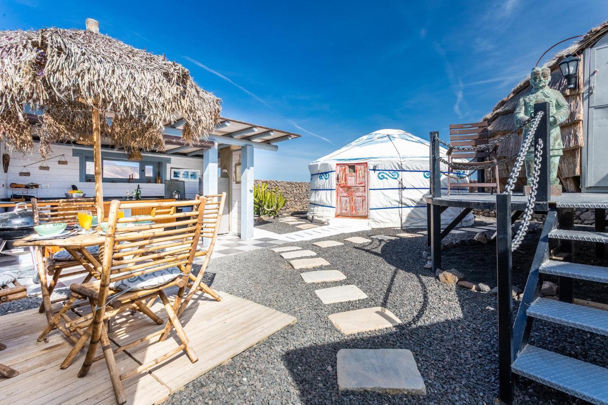 Finca De Arrieta Village - Yurts And Stone Cottages - Shared Pool - Walking Distance To Arrieta Beach - Eco Friendly Tabayesco Εξωτερικό φωτογραφία